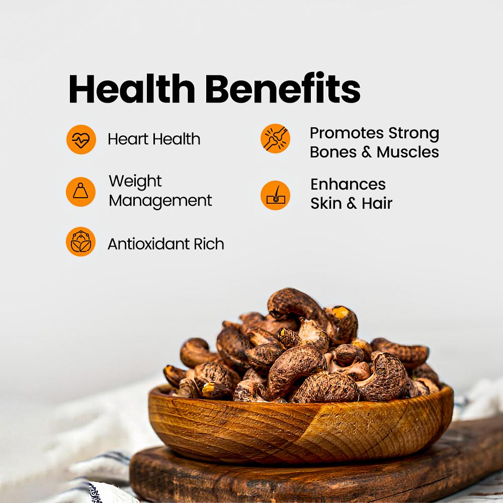 Health benefit of Salted Cashew Nuts with Skin