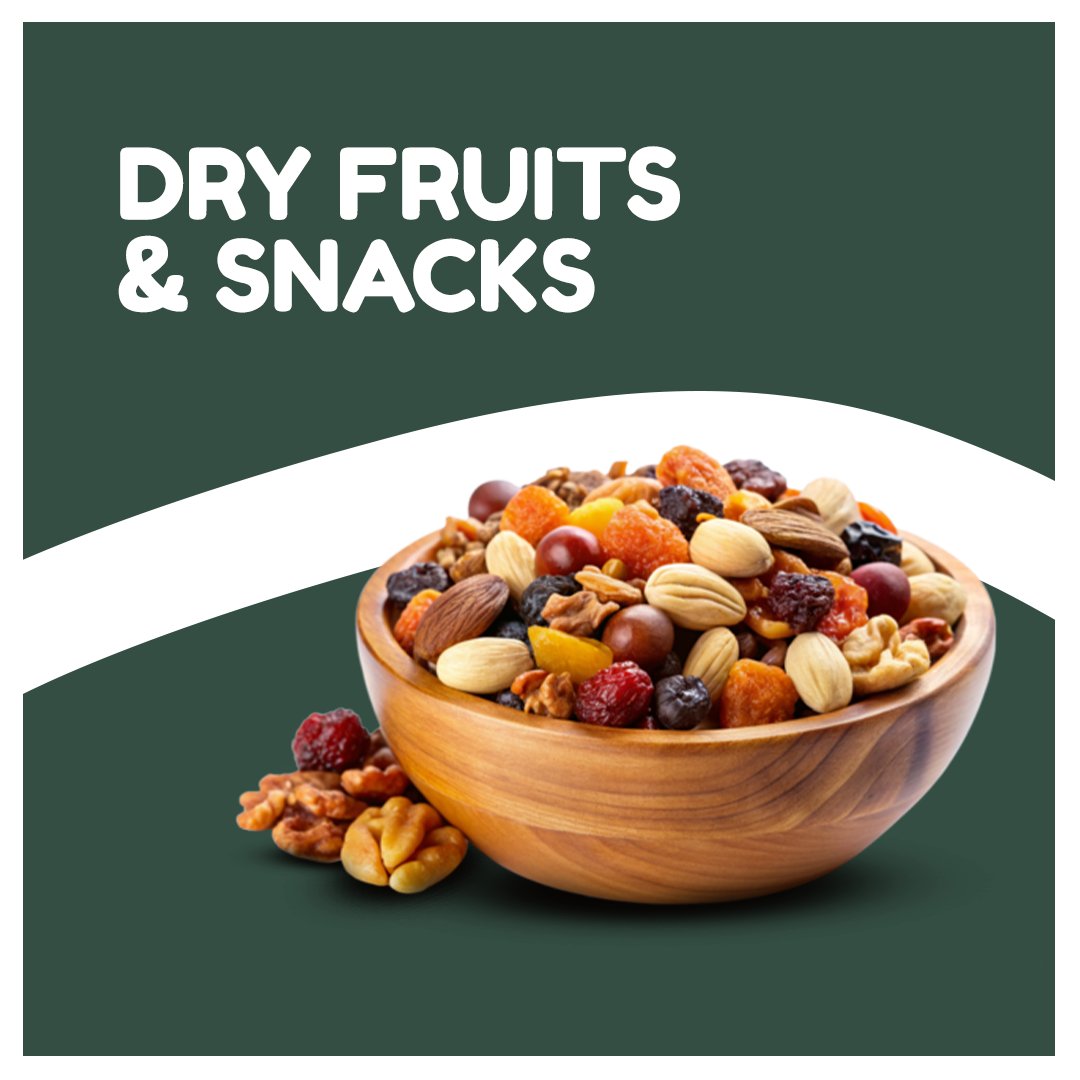 Dry Fruits & Snacks