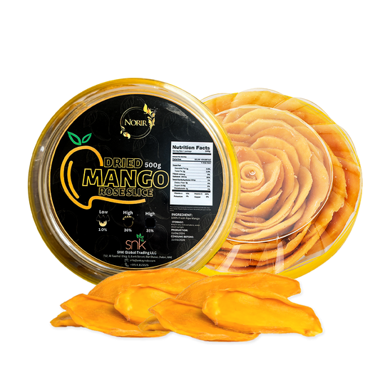 Norir Dried Mango | 100% Natural & Nutrient-Rich Snack | High in Potassium | 500g Pack